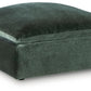 Carriage View - Oversized Accent Ottoman - Jade