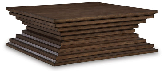 Hannodream - Warm Brown - Square Cocktail Table