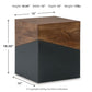 Trailbend - Brown / Gunmetal - Accent Table