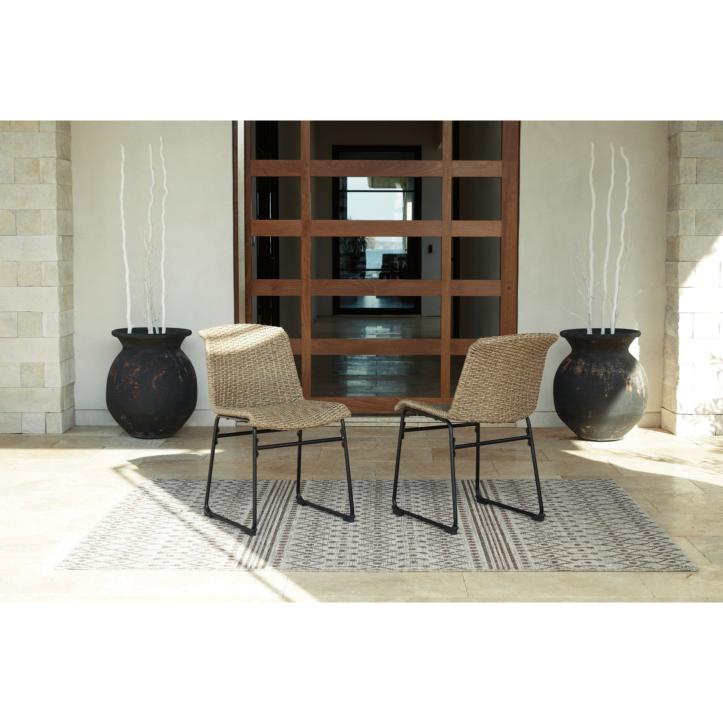 Amaris - Brown / Black - Chair (Set of 2)