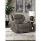 FIRST BASE RECLINING CHAIR - GUNMETAL