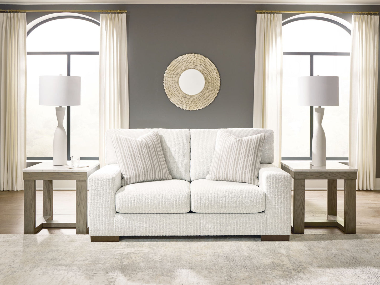 Hartside - Loveseat - Frosted