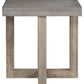 Lockthorne - Gray - Square End Table