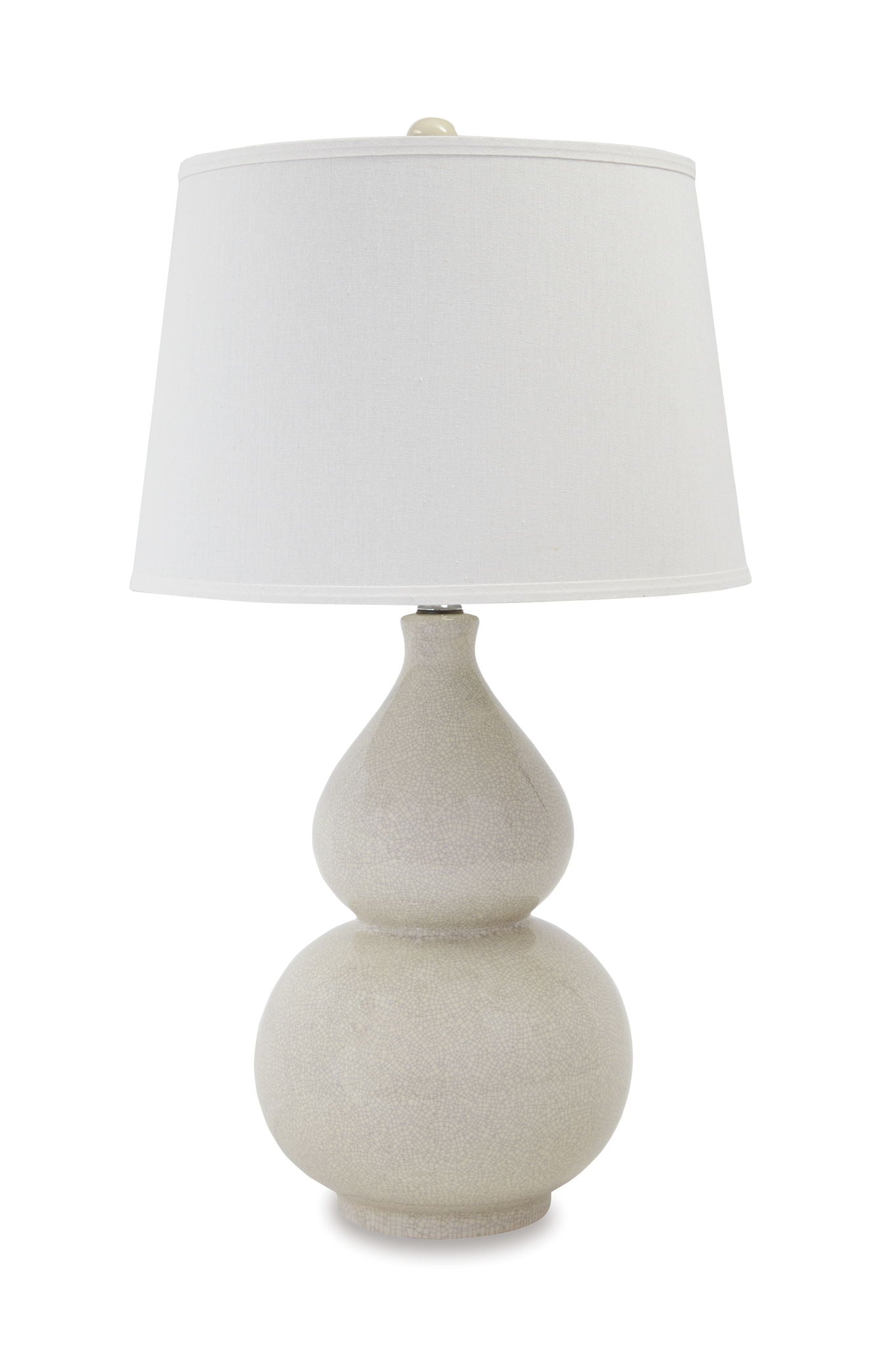 Saffi - Ceramic Table Lamp  - Cream - Fraser Furniture & Mattresses