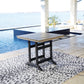 Fairen Trail - 5 Pc. - Counter Dining Set - Black / Driftwood