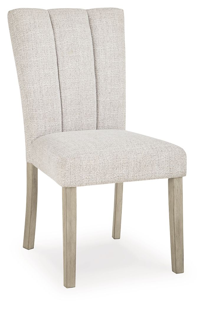 Larawyn - Dining Upholstered Side Chair (Set of 2) - Bisque - Fraser Furniture & Mattresses