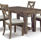 Moriville - Rectangular Dining Room Extension Table - Grayish Brown - Fraser Furniture & Mattresses
