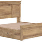 Makidern - Panel Storage Bed