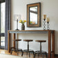 Torjin - Long Counter Table - Dark Brown - Fraser Furniture & Mattresses