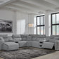 Modmax II - Reclining Sectional - Salt And Pepper