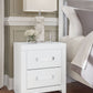 Maeling - Two Drawer Night Stand - Fraser Furniture & Mattresses