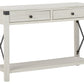 Bayflynn - Whitewash - Console Sofa Table With 2 Drawers