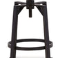 Karisslyn - Whitewash / Black - Swivel Stool (Set of 2)