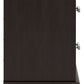 Covetown - Two Drawer Night Stand - Dark Brown - Fraser Furniture & Mattresses