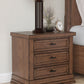 Taffenbrook - Medium Brown - Three Drawer Night Stand
