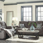 Tulen - Gray - 2 Pc. - Reclining Sofa, Reclining Loveseat