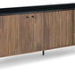 Barnford - Brown / Black - Accent Cabinet