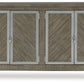 Krystanza - Weathered Gray - Dining Room Server