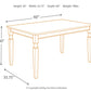 Whitesburg - Brown / Cottage White - Rectangular Dining Room Table