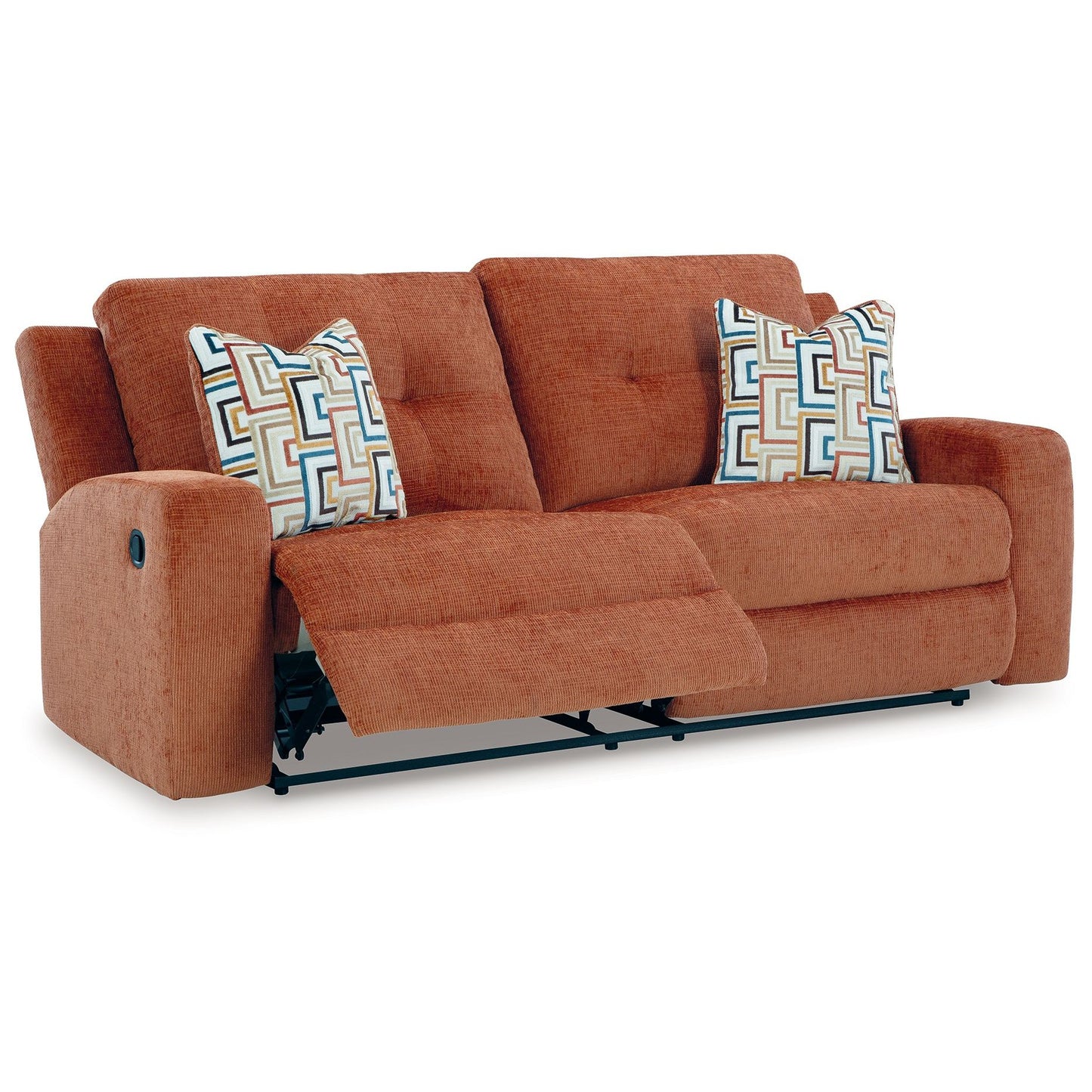 Danum - Spice - 2 Seat Reclining Sofa - Fabric