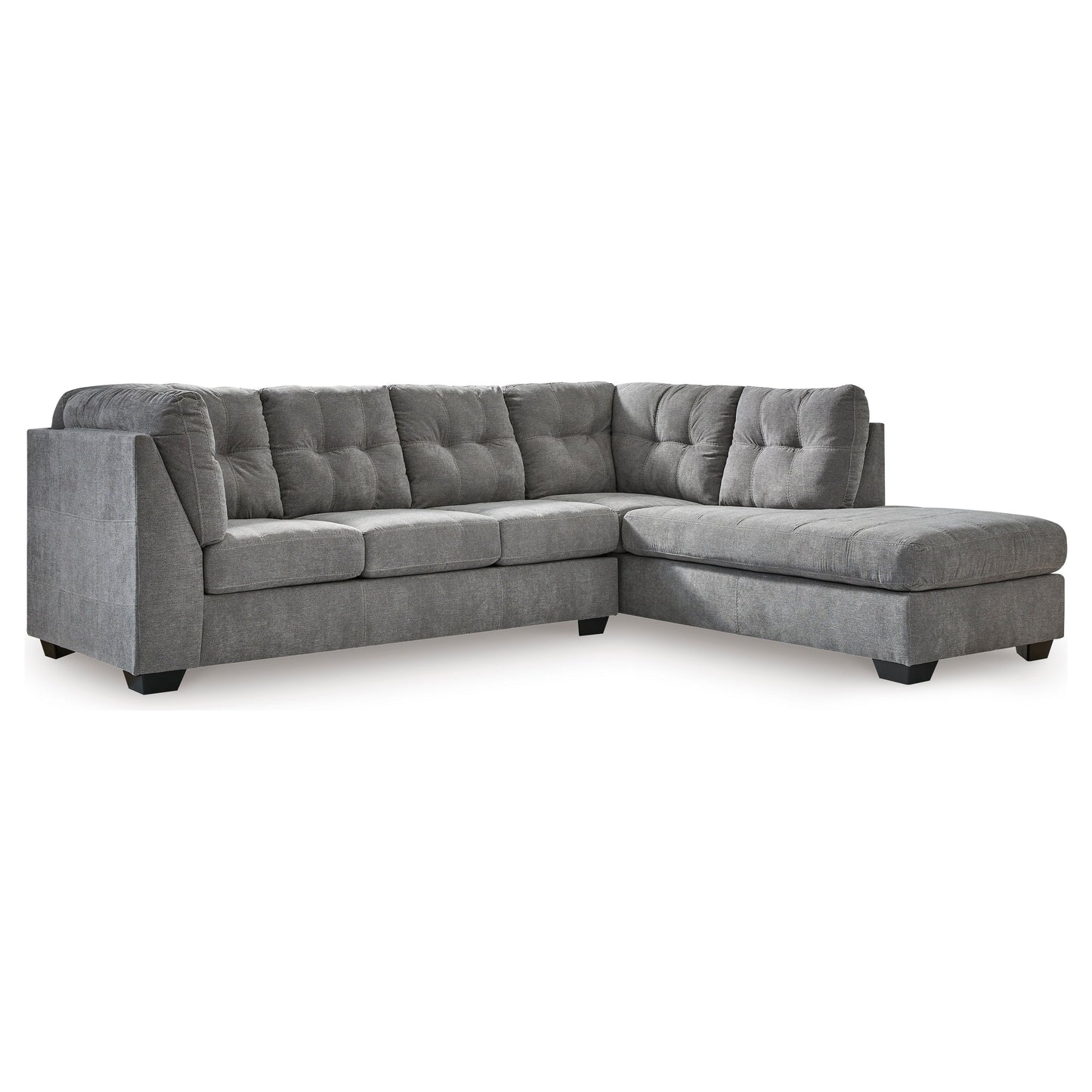MARLETON 2 PIECE SECTIONAL - GRAY