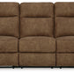 Edenwold - Brindle - Reclining Sofa - Faux Leather