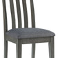 Hallanden - Dining UPH Side Chair (Set of 2) - Black / Gray