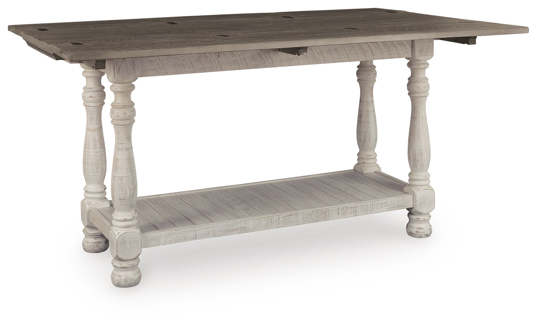 Havalance - Flip Top Sofa Table - Gray / White - Fraser Furniture & Mattresses
