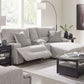Acklen Place - 4 Pc. - 3-Piece Power Reclining Sectional Sofa With Raf Chaise, Wide Seat Power Recliner - Pewter