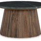 Ceilby - Black / Brown - Accent Cocktail Table