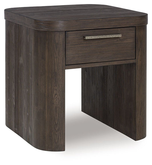Neo - Rich Brown - Square End Table
