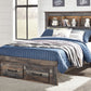 Drystan - Panel Bookcase Bed