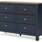 Landocken - Brown / Blue - Dresser