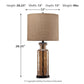 Laurentia - Glass Table Lamp  - Champagne