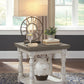 Havalance - Rectangular End Table - Gray / White - Fraser Furniture & Mattresses