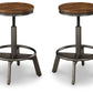 Torjin - Swivel Stool (Set of 2) - Dark Brown