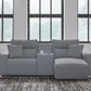 Modmax II - Reclining Sectional - Salt And Pepper