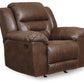 Stoneland - Rocker Recliner - Faux Leather - Chocolate