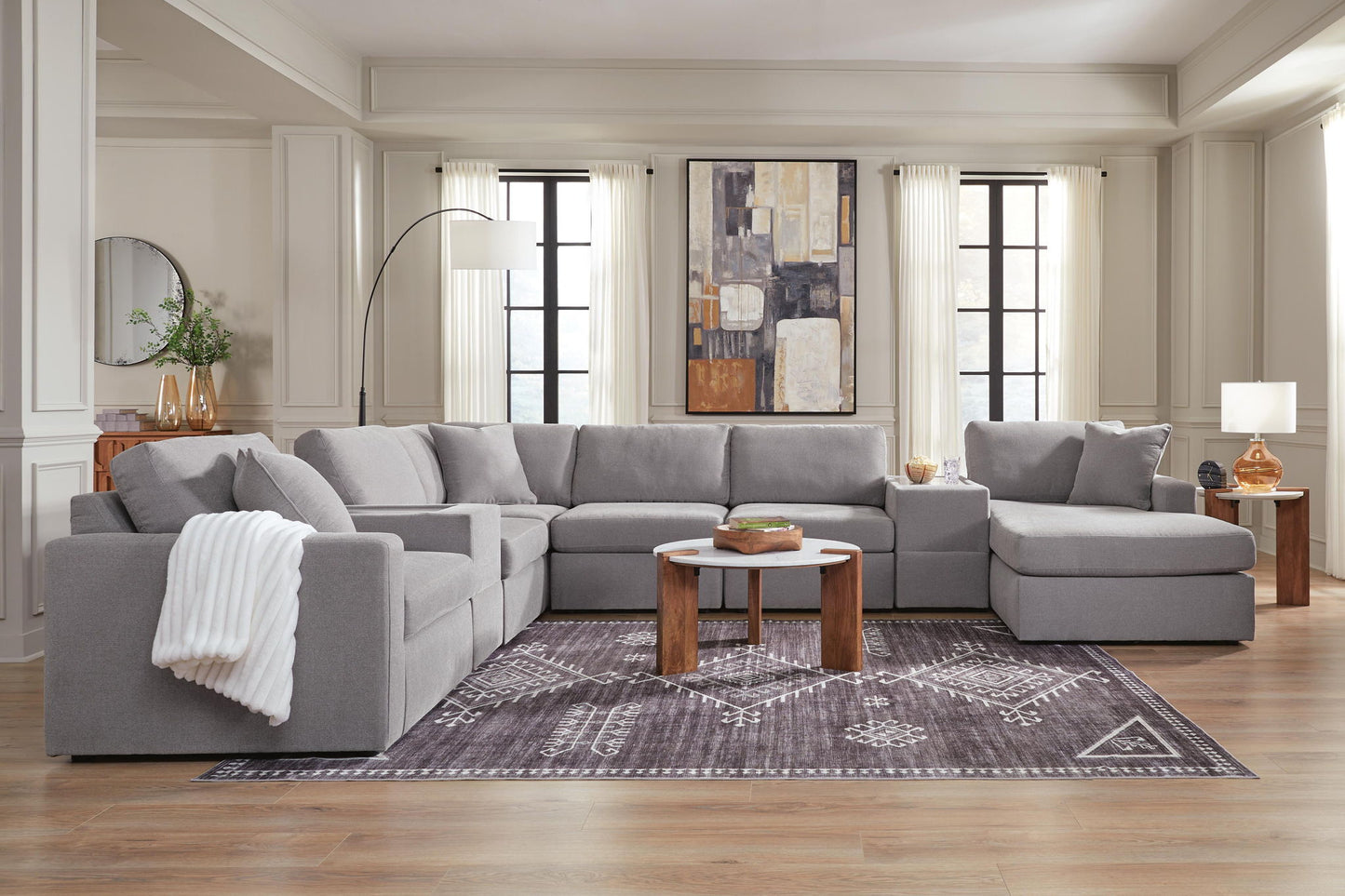 Modmax - U-Shaped Sectional - Granite