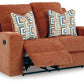 Danum - Spice - Reclining Loveseat - Fabric