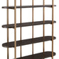 Brentmour - Bookcase - Brown / Gold Finish
