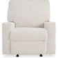 Rannis - Snow - Rocker Recliner - Fabric