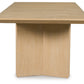 Whittgate - Light Brown - Rectangular Dining Room Table