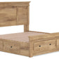 Makidern - Panel Storage Bed