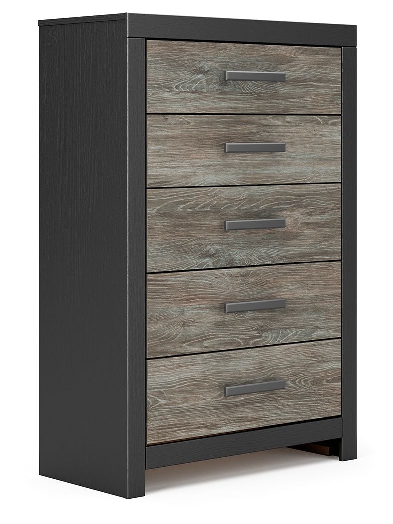 Broachmyn - Five Drawer Chest - Fraser Furniture & Mattresses