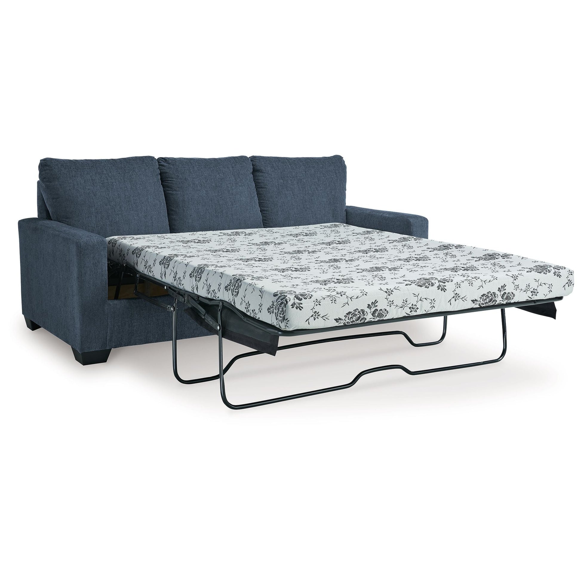 Rannis - Navy - Queen Sofa Sleeper - Fabric
