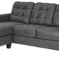 Venaldi - Gunmetal - Sofa Chaise