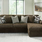 Midnight-Madness - Sectional - Chocolate