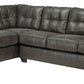Fallston - Slate - Left Arm Facing Chaise 2 Pc Sectional