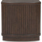 Korestone - Dark Brown - Square End Table